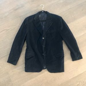 PRADA Navy Blue Corduroy Blazer